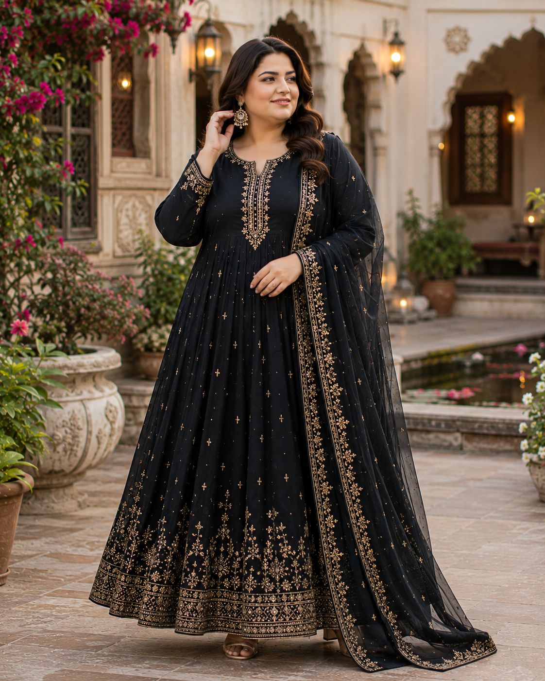 Printed Anarkali